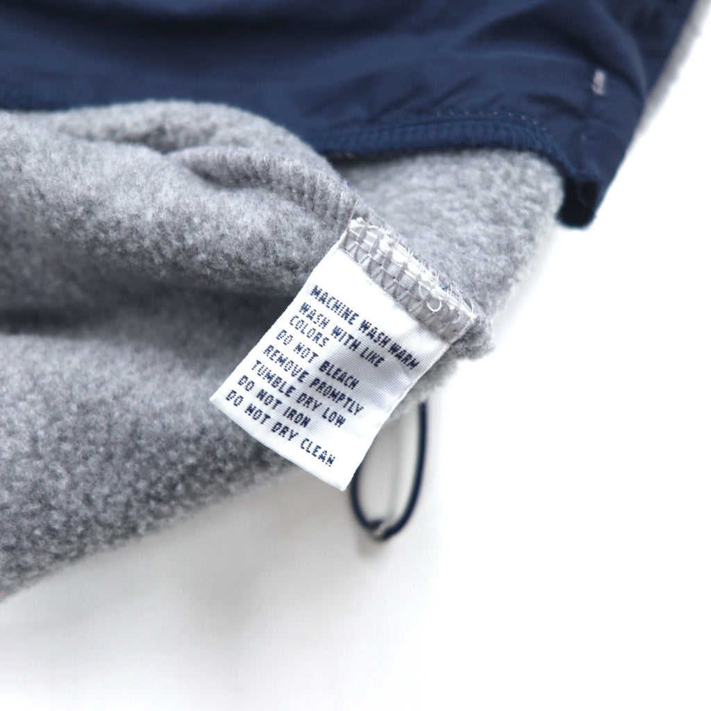 POLO GOLF RALPH LAUREN 90s Half Snap Fleece Jacket XL Gray Polyester Drawcord