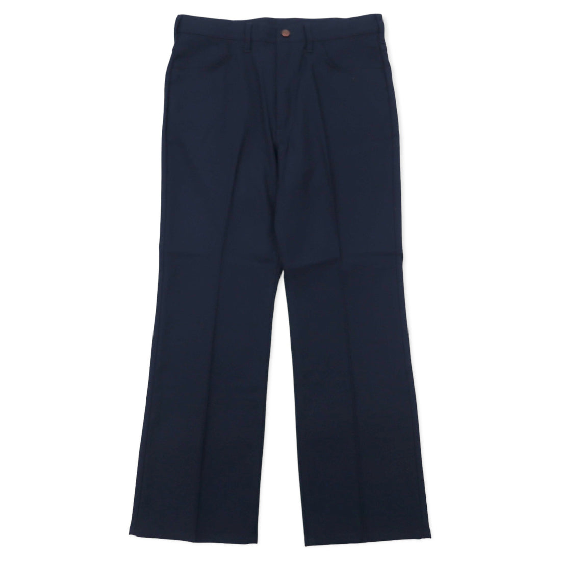 日本然リトテ-古着オンライン-Wrangler ランチャー ドレス スラックスパンツ L ネイビー ポリエステル センタープレス WRANCHER DRESS WI1141-04L 未使用品-Wrangler Rancher Dress Slacks Pants L Navy Polyester Center Press WRANCHER DRESS WI1141-04L Unused