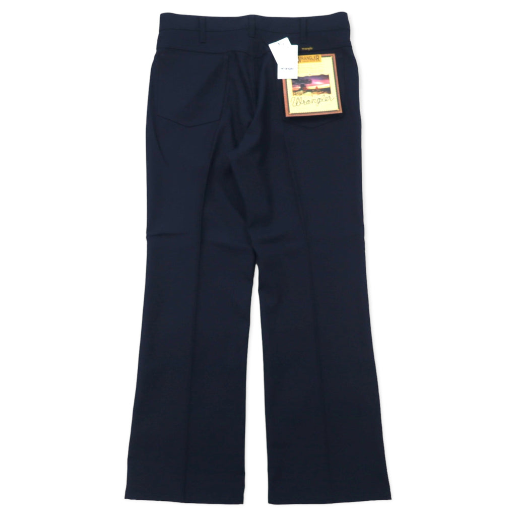 Wrangler ランチャー ドレス スラックスパンツ L ネイビー ポリエステル センタープレス WRANCHER DRESS WI1141-04L 未使用品