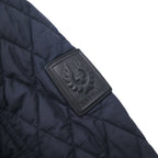 BELSTAFF キルティングジャケット Petersham Blazer LIMITED EDITION XXL 4ポケット 裏地チェック 中綿 チンストラップ 71050158 ルーマニア製