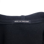 Gloverall Made in England Melton Duffle Coat Medium Black Wool Toggle Button