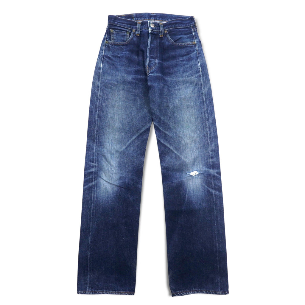 Levi's 90年代 USA製 バレンシア工場 501XX ビッグE セルビッヂ デニムパンツ S インディゴ ブルー ボタン裏555