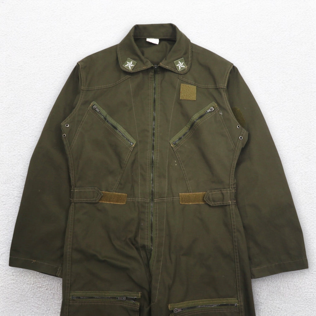 Italian Military MILITARE Flight Jumpsuit Overalls All-in-one M Khaki Cotton Military