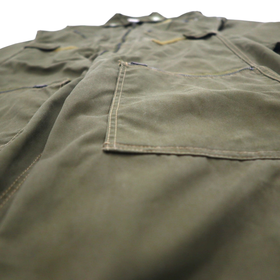 Italian Military MILITARE Flight Jumpsuit Overalls All-in-one M Khaki Cotton Military
