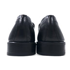 Sir Edward Italian made dress shoes, 26.5cm, black leather, quarter brogue, straight tip