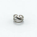 Vintage Silver Open Ring ウェーブデザイン オープン リング 指輪 シルバー 925