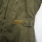 Italian Military MILITARE Flight Jumpsuit Overalls All-in-one M Khaki Cotton Military