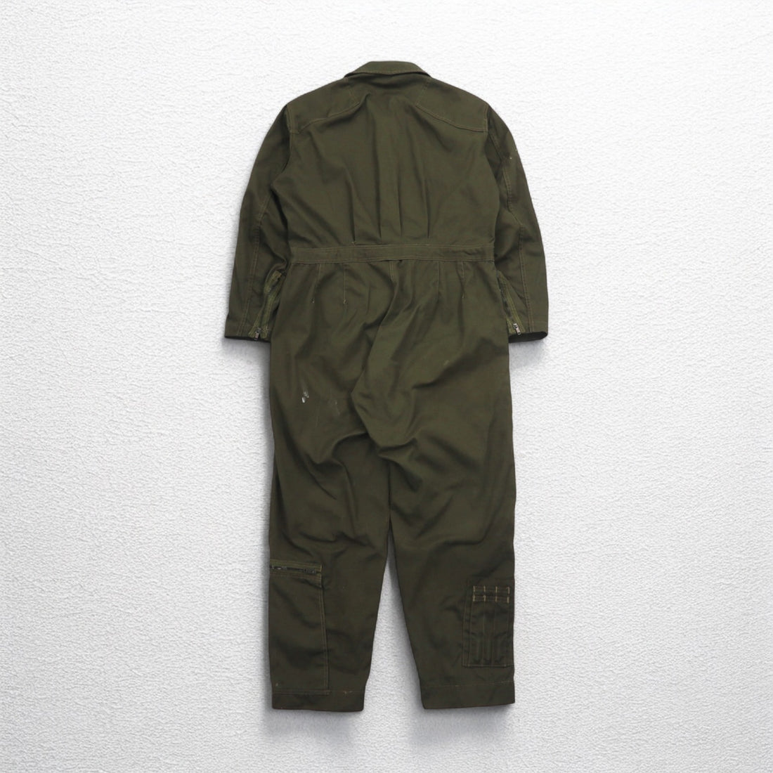 Italian Military MILITARE Flight Jumpsuit Overalls All-in-one M Khaki Cotton Military
