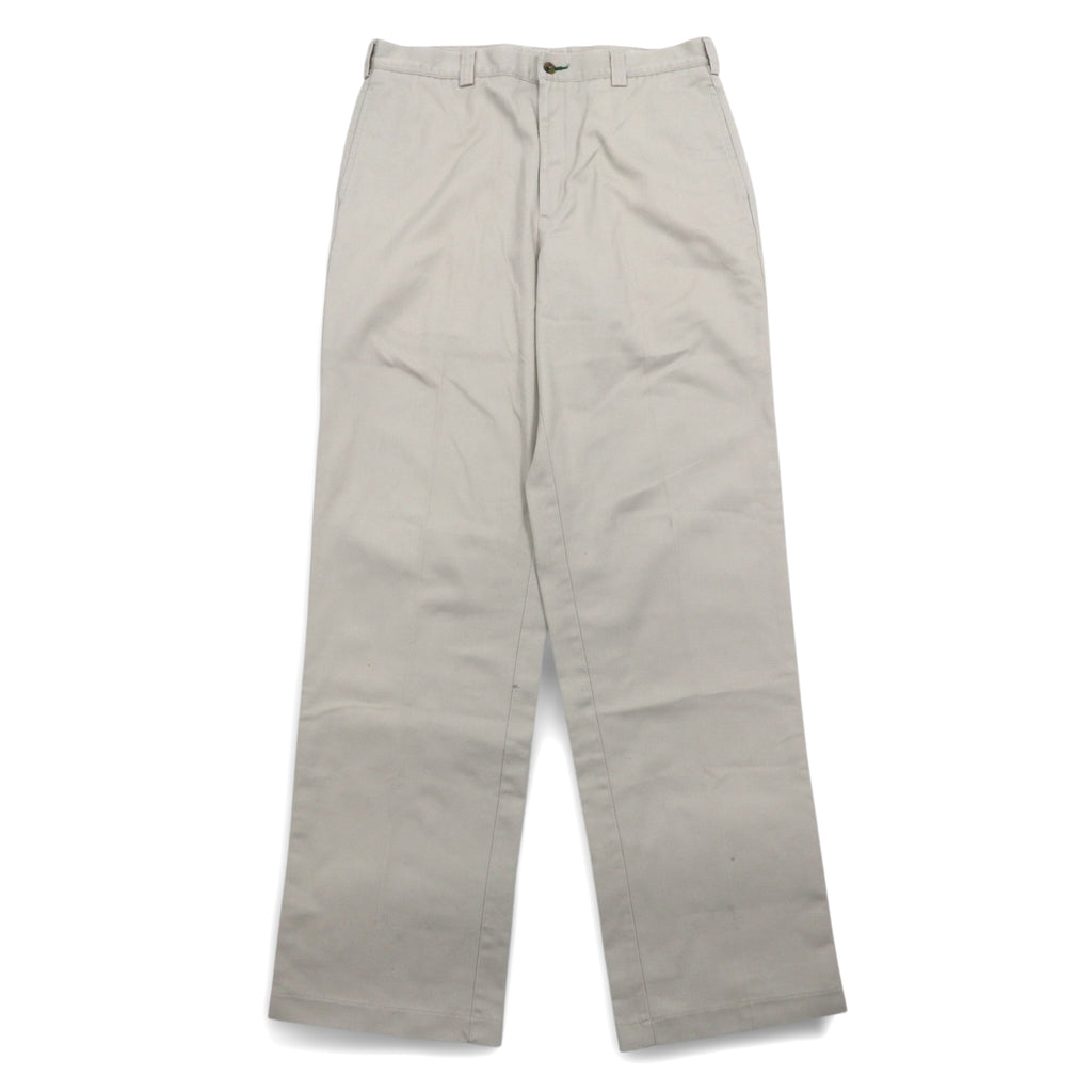TOMMY HILFIGER 90s Wide Chino Pants L Beige Cotton