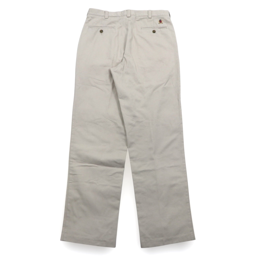 TOMMY HILFIGER 90s Wide Chino Pants L Beige Cotton