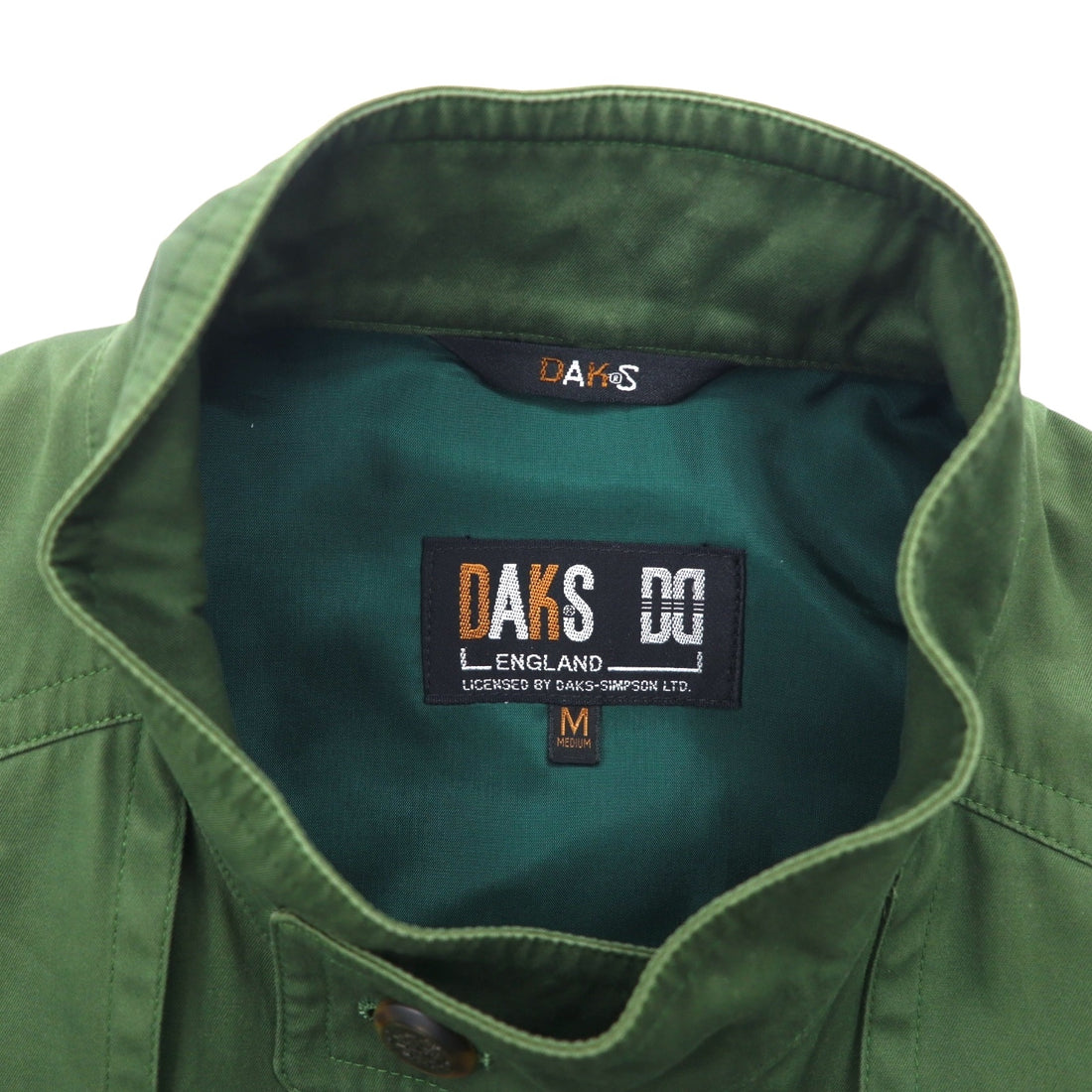 DAKS Harrington Jacket, Sports Jacket, Blouson, M, Khaki, Cotton, Made in Japan