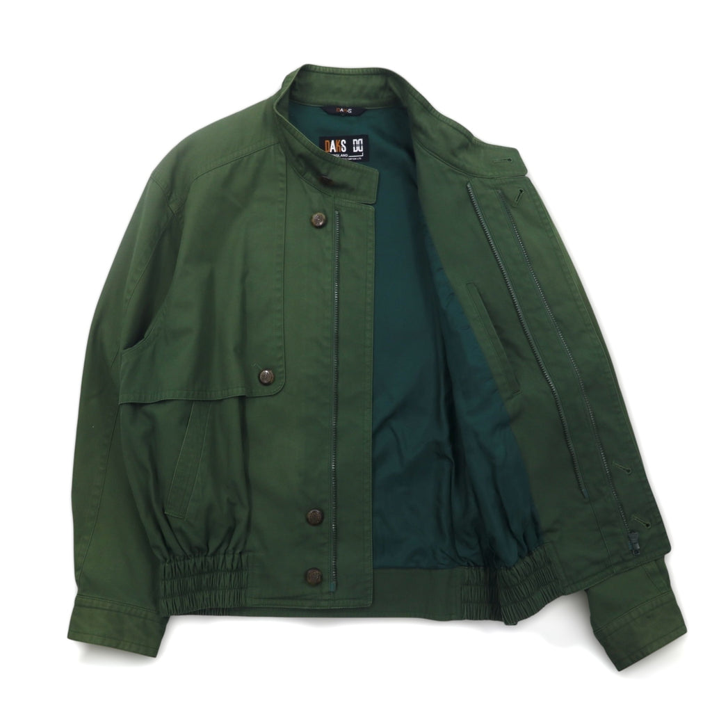 DAKS Harrington Jacket, Sports Jacket, Blouson, M, Khaki, Cotton, Made in Japan
