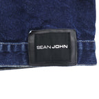 SEAN JOHN 00s Denim Jacket, G-Jean, M, Indigo, Blue, One Point Logo, Embroidered