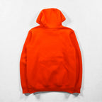 carhartt プルオーバー パーカー L オレンジ スリーブ ロゴ プリント カンガルーポケット K288