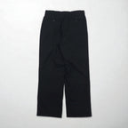 Nautica 90s Super 100s 2-pleat Wide Leg Slacks, Size L, Black Wool