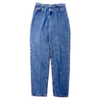 日本然リトテ-古着オンライン-Levi's USA製 90年代 550 リラックスフィット テーパード デニムパンツ 10 ブルー アイスウォッシュ コットン ボタン裏512-Levi's USA MADE 90s 550 Relax Fit Tapered Denim Pants 10 Blue Ice Wash Cotton Button Back 512