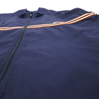 RLX Ralph Lauren Stand Collar Track Jacket 2XL Navy Drawcord Side Zip Pocket