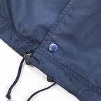 Champion 90s Long Coach Jacket M Navy Script Logo Back Print