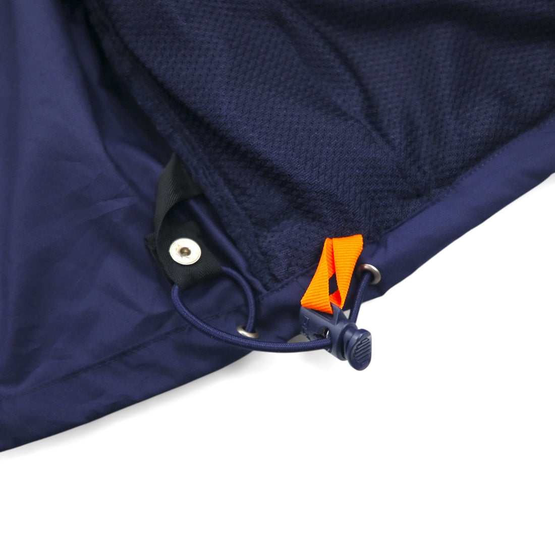 RLX Ralph Lauren Stand Collar Track Jacket 2XL Navy Drawcord Side Zip Pocket