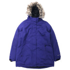 日本然リトテ-古着オンライン-Eddie Bauer ウェザーエッジ ダウンパーカー ダウンコート L ネイビー ポリエステル ファー着脱式 WEATHER EDGE-Eddie Bauer Weather Edge Puffer Hoodie Down COAT L Navy Polyester Fur Detachable Weather Edge