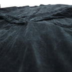 POLO RALPH LAUREN pile robe coat gown L/XL black cotton with belt