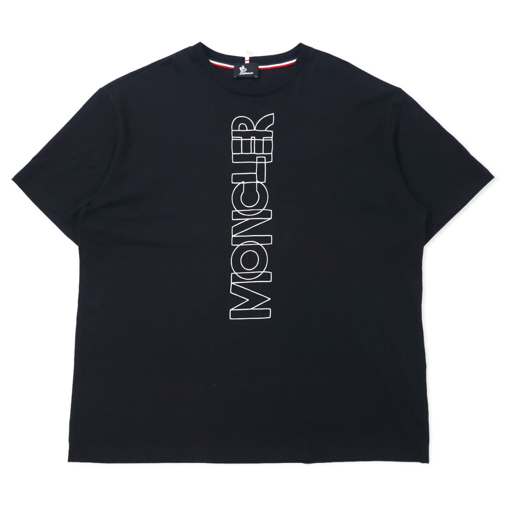 日本然リトテ-古着オンライン-MONCLER Tシャツ 3XL ブラック コットン Grenoble Sketch T-SHIRT F20978C70610 8390T 20-4265 トルコ製-MONCLER T-Shirt 3XL Black Cotton Grenoble Sketch T-SHIRT F20978C70610 8390T 20-4265 Türkiye Made