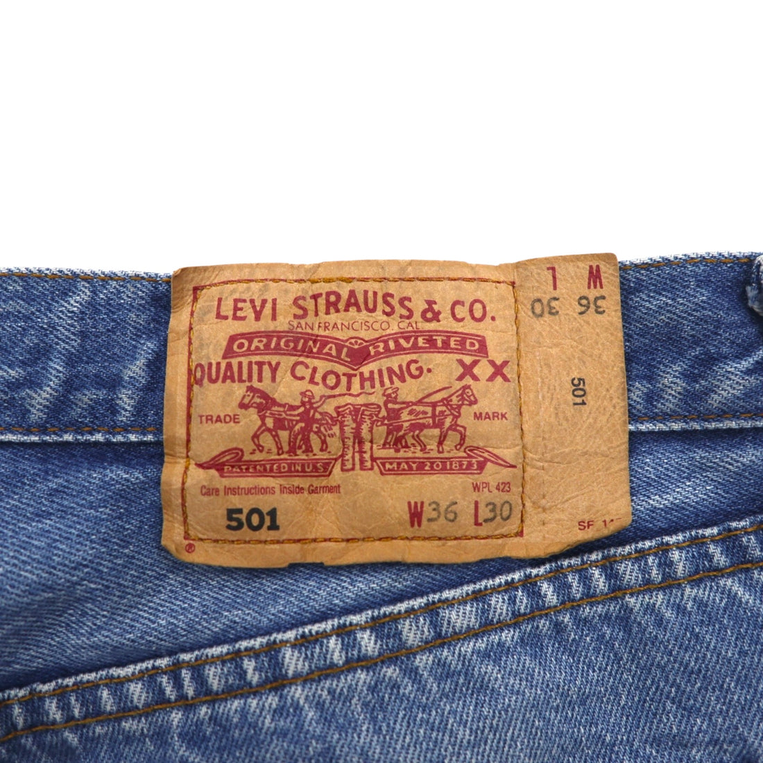 Levi's 00年代 ユーロリーバイス 501 デニムパンツ L インディゴ ブルー ボタンフライ 00501 0114 ポーランド製