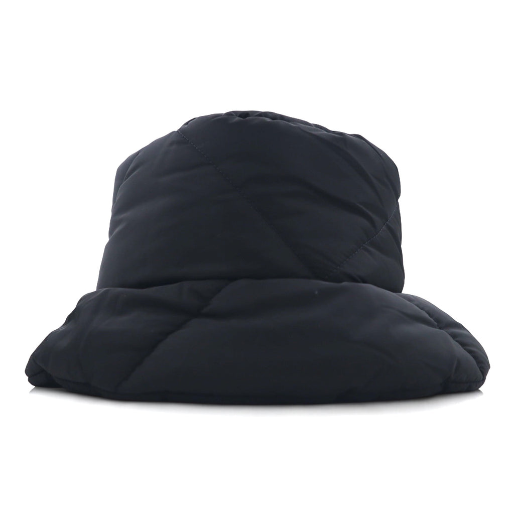 PRADA Padded Re-Nylon Bucket Hat, Quilted, Logo Print, 22AW, 2HC252