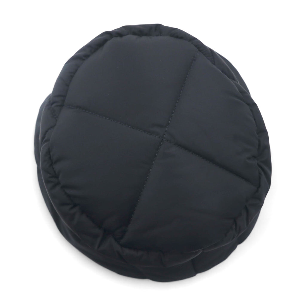 PRADA Padded Re-Nylon Bucket Hat, Quilted, Logo Print, 22AW, 2HC252