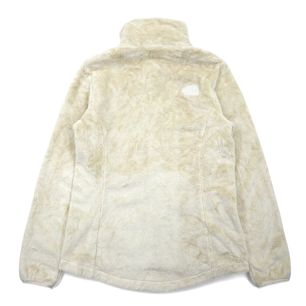 THE NORTH FACE フルジップ フリースジャケット S ベージュ ポリエステル ロゴ 刺繍 Osito Jacket NF0A3XBD