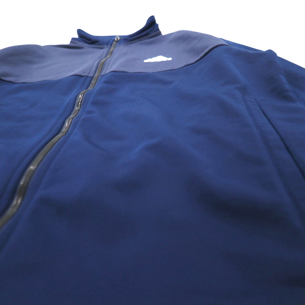 adidas トラックジャケット ジャージ セットアップ M ネイビー ポリエステル BQ8365