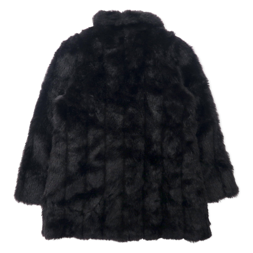 Monterey USA 90's Faux Fur Jacket Fur Coat 10 Black Acrylic