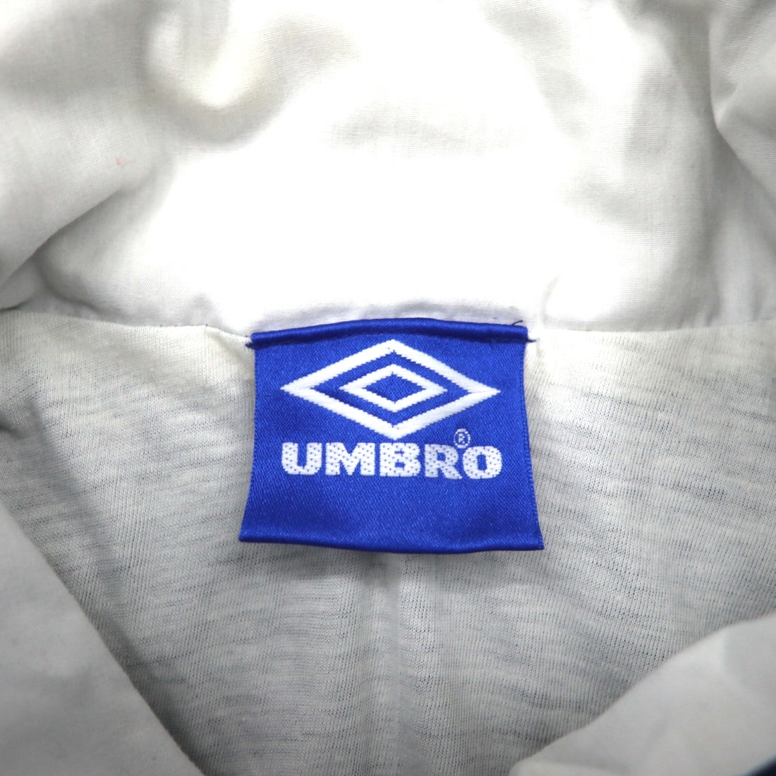 UMBRO 00年代 ハーフジップ アノラックジャケット XL ネイビー ワンポイントロゴ カンガルーポケット