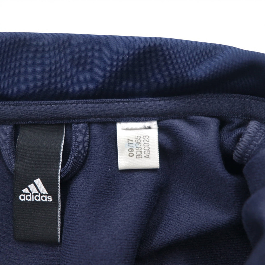 adidas トラックジャケット ジャージ セットアップ M ネイビー ポリエステル BQ8365