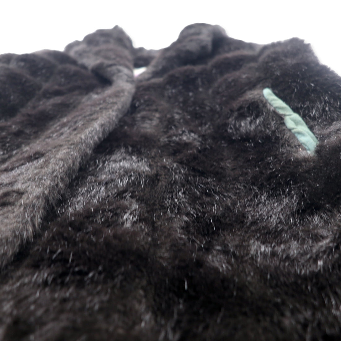 Monterey USA 90's Faux Fur Jacket Fur Coat 10 Black Acrylic