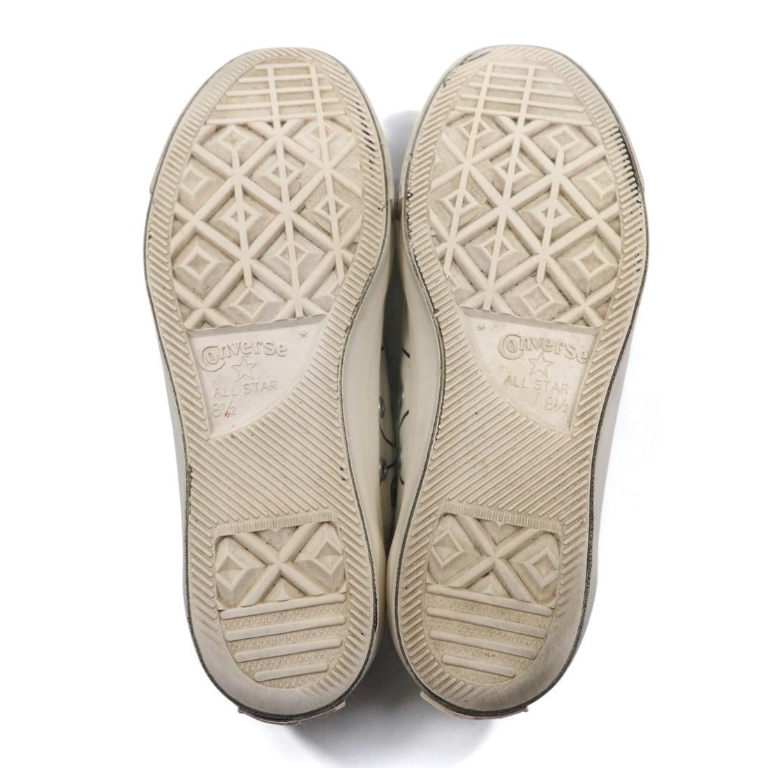 PLAY COMME des GARCONS × CONVERSE Chuck Taylor Hi Sneakers 27cm White Canvas 1CL703
