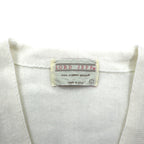 80s USA Vintage Cardigan LORD JEFF カーディガン L ホワイト アクリル 80年代 USA製