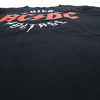 AC/DC 00s Rock Band T-Shirt Band Tee XL Black Cotton HIGH VOLTAGE