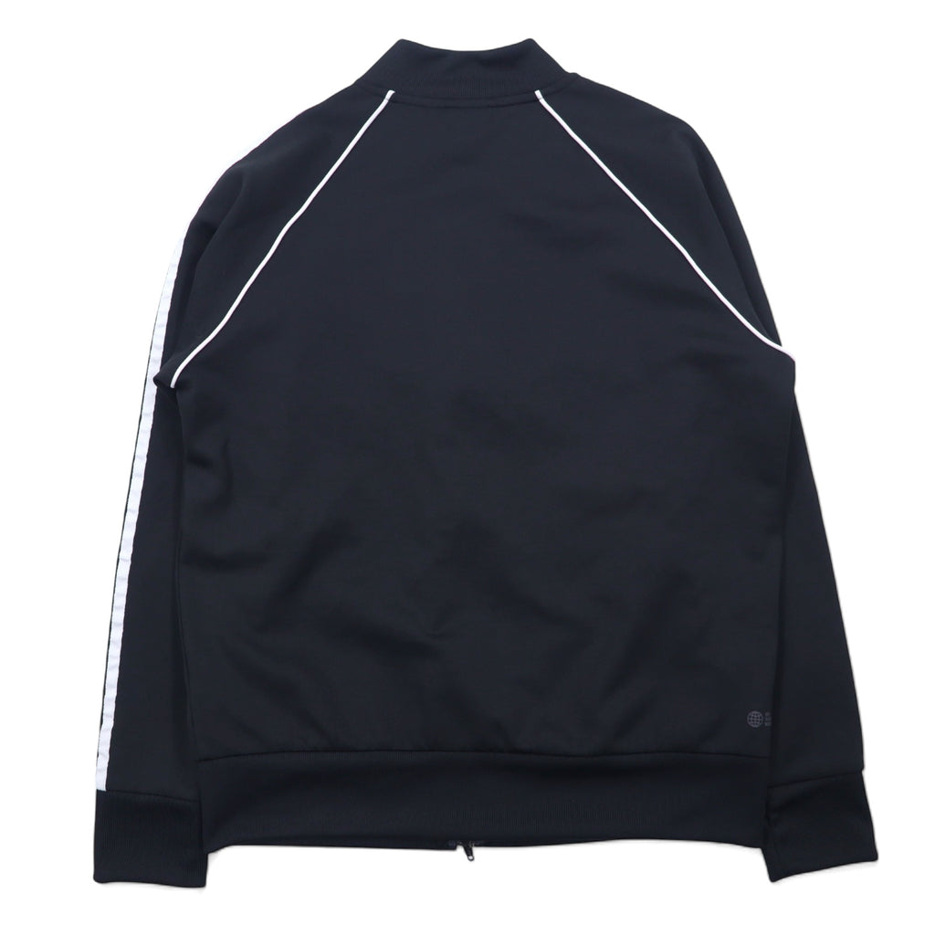 adidas originals ATP型 トラックジャケット ジャージ 4XL ブラック ポリエステル トレフォイルロゴ 3ストライプ PRIMEBLUE SST GD2374