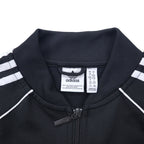 adidas originals ATP型 トラックジャケット ジャージ 4XL ブラック ポリエステル トレフォイルロゴ 3ストライプ PRIMEBLUE SST GD2374