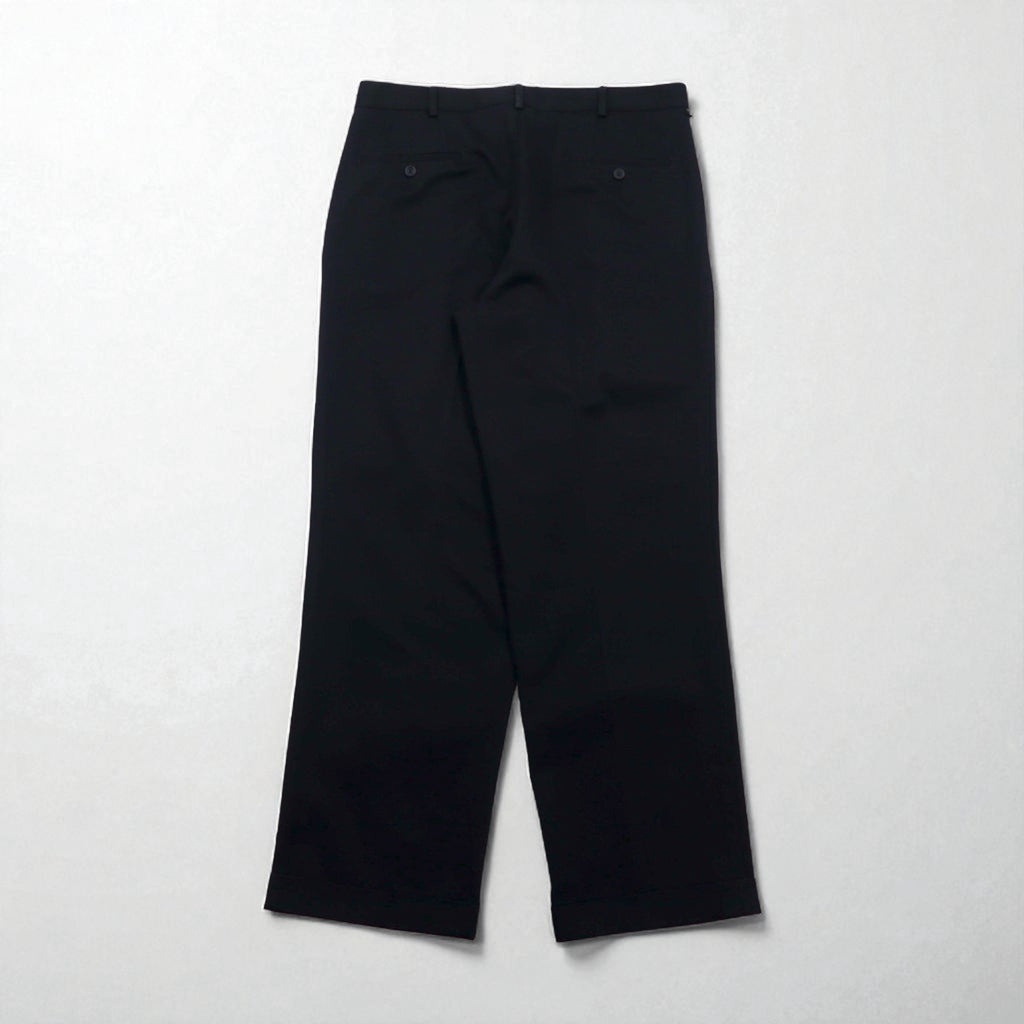 DOCKERS PREMIUM ( Levi's ) リラックスフィット 2タック ワイド チノパンツ L ネイビー コットン