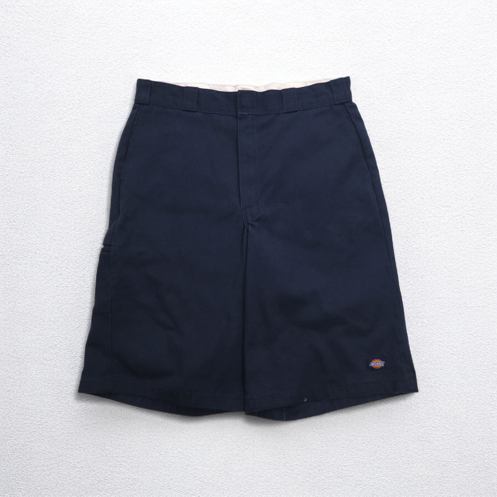 Dickies Work Shorts, Navy, Polyester, Cotton, Made in Honduras