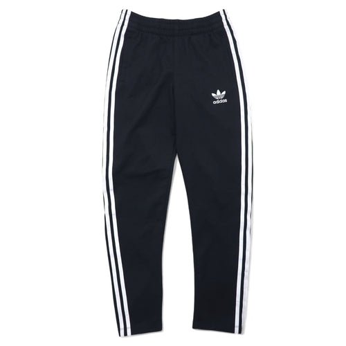 日本然リトテ-古着オンライン-adidas originals トラックパンツ ジャージ M ブラック サイド 3ストライプ スナップ トレフォイルロゴ 刺繍 Big Boy's Snap Black Track Pants CV8312-adidas originals Track pants Jersey M Black Side 3 Striped Snap Trefoil Logo Embroidery Big Boy's Snap Black Track Pants CV8312
