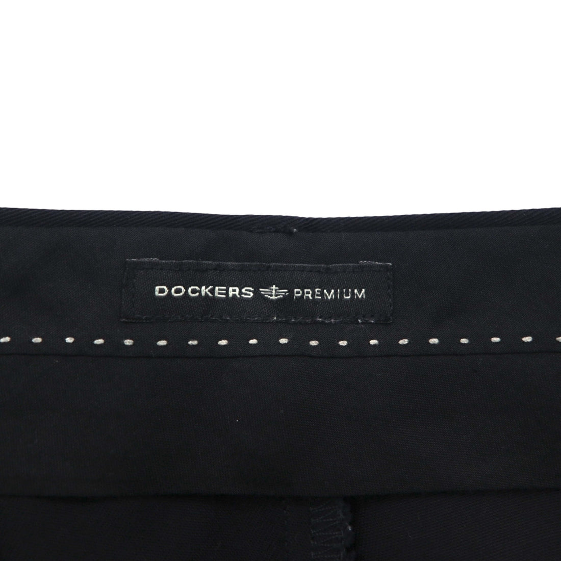DOCKERS PREMIUM ( Levi's ) リラックスフィット 2タック ワイド チノパンツ L ネイビー コットン