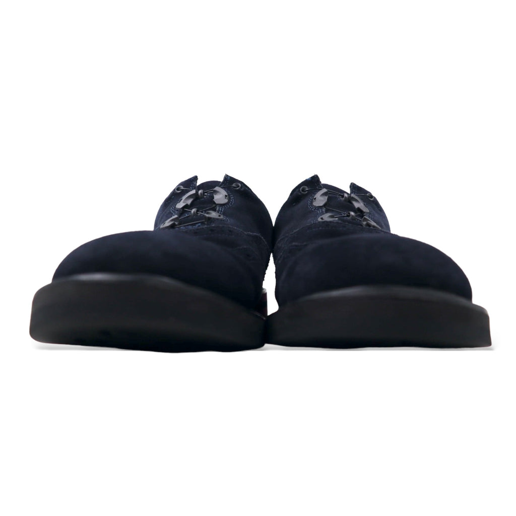 John UNDERCOVER × SPECTUS SHOE CO. Combination lock suede leather shoes 28cm navy vibram sole WING TIP BALMORAL