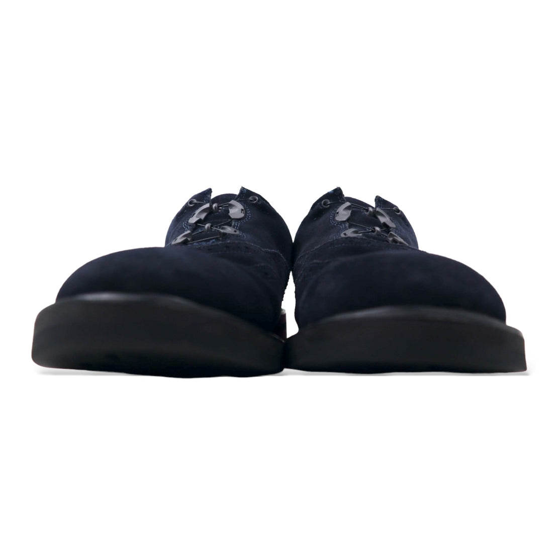 John UNDERCOVER × SPECTUS SHOE CO. Combination lock suede leather shoes 28cm navy vibram sole WING TIP BALMORAL