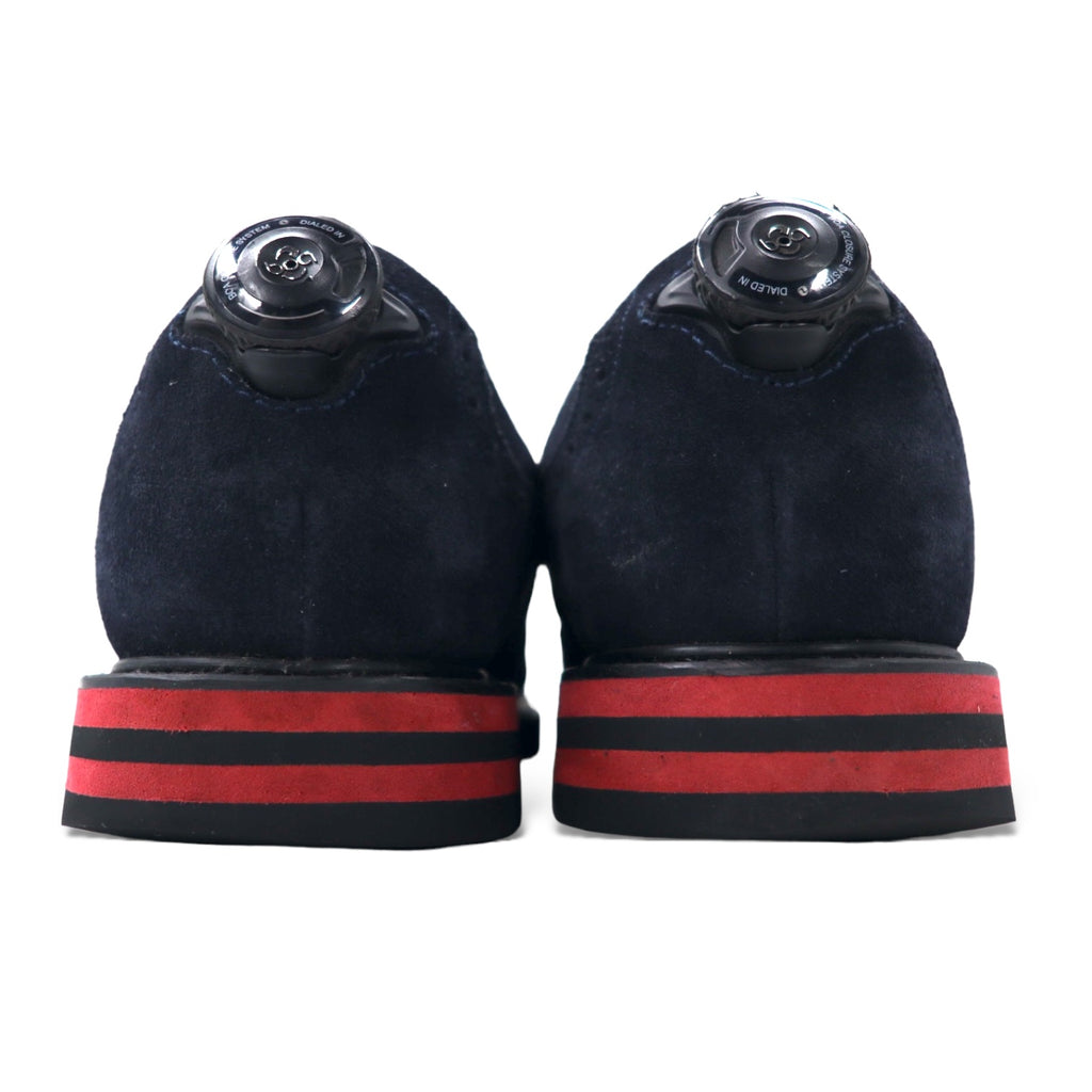 John UNDERCOVER × SPECTUS SHOE CO. Combination lock suede leather shoes 28cm navy vibram sole WING TIP BALMORAL