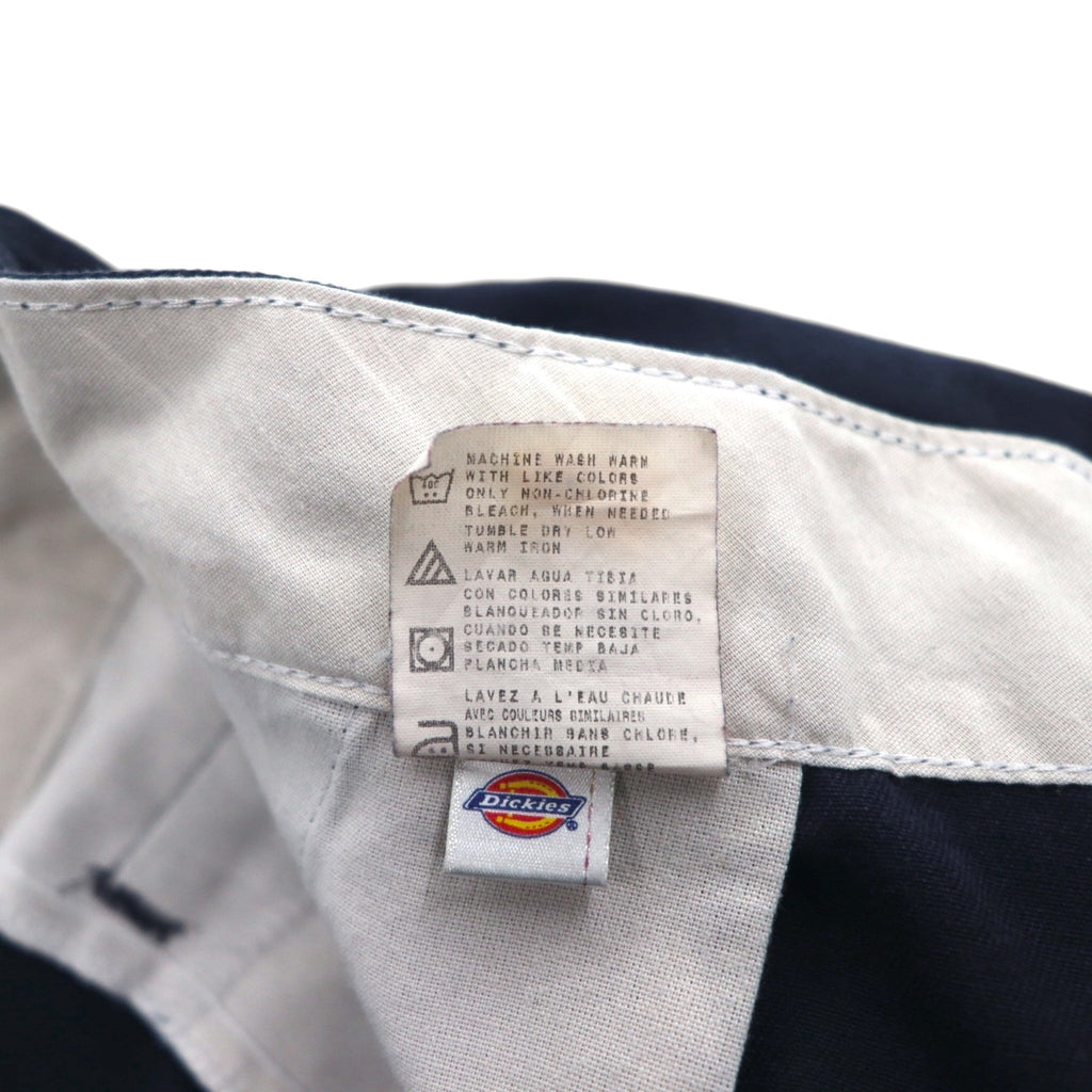 Dickies Work Shorts, Navy, Polyester, Cotton, Made in Honduras