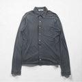 HELMUT LANG 天竺 コットンシャツ M チャコール グレー 胸ポケット 日本製 17-0308102