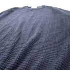 Lungarno Italian Cable Knit Sweater L Navy Acrylic Wool